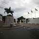 A statue of Louis Botha, South Africa’s first prime minister, outside parliament in Cape Town